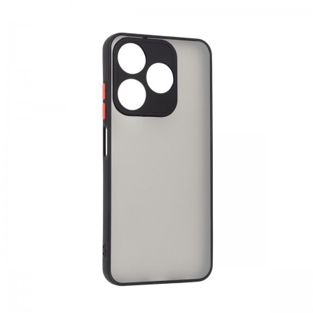 Чохол-накладка ArmorStandart Frosted Matte для Tecno Spark 10 4G (KI5q), Black (чорний)