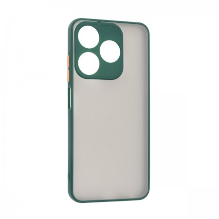 Чохол-накладка ArmorStandart Frosted Matte для Tecno Spark 10 4G (KI5q), Dark Green (зелений)