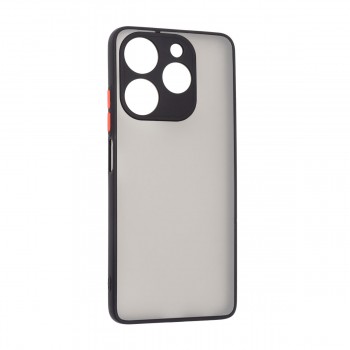 Чохол-накладка ArmorStandart Frosted Matte для Tecno Spark 10 Pro (KI7), Black (чорний) Чохол-накладка ArmorStandart Frosted Matte для Tecno Spark 10 Pro (KI7), Black (чорний)