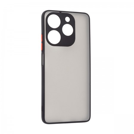 Чохол-накладка ArmorStandart Frosted Matte для Tecno Spark 10 Pro (KI7), Black (чорний)