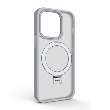 Чехол-накладка ArmorStandart Unit Stand для Apple iPhone 14 Pro, силикон + PC, серый