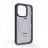 Чехол ArmorStandart Unit Stand для Apple iPhone 15 Pro, силикон + поликарбонат, Dark Blue (синий)