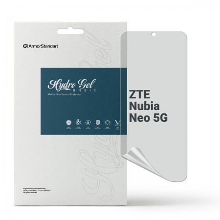 Гидрогелевая пленка ArmorStandart матовая для ZTE Nubia Neo 5G, диагональ 6.6