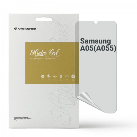 Гидрогелевая пленка ArmorStandart антишпион для Samsung A05 (A055), диагональ 6.7