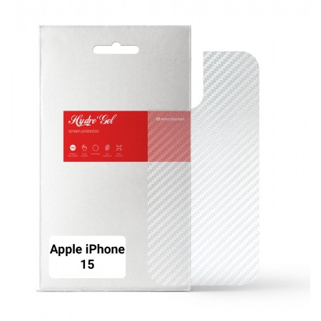 Гідрогелева плівка ArmorStandart для Apple iPhone 15 Carbone Transparent, діагональ 6.1