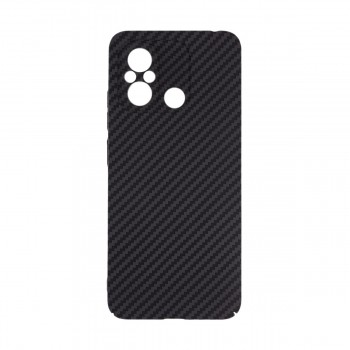 Чохол-накладка ArmorStandart LikeCarbon для Xiaomi Redmi 12C, Black