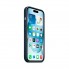 Чохол FineWoven Case with MagSafe Original для Apple iPhone 15 (OEM), Pacific Blue