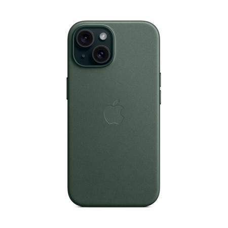 Чехол FineWoven Case with MagSafe Original для Apple iPhone 15 (OEM), Evergreen