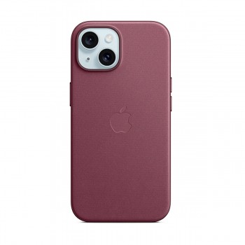 Чохол FineWoven Case with MagSafe Original для Apple iPhone 15, Mulberry