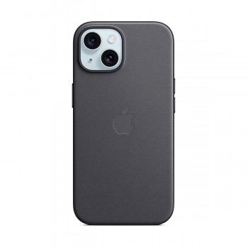 Чохол FineWoven з MagSafe FineWoven Case with MagSafe Original для Apple iPhone 15 Plus, чорний