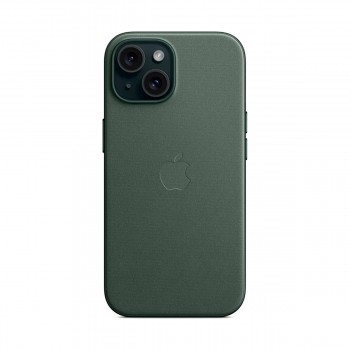Чохол-накладка з MagSafe FineWoven Case with MagSafe Original для Apple iPhone 15 Plus Evergreen Чохол-накладка з MagSafe FineWoven Case with MagSafe Original для Apple iPhone 15 Plus Evergreen