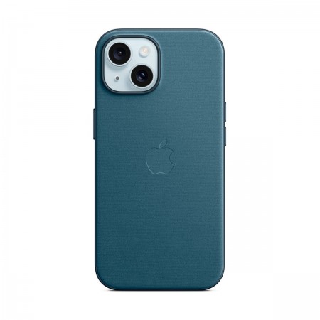 Чохол FineWoven Case with MagSafe Original для Apple iPhone 15 Plus (OEM), Pacific Blue (синій)