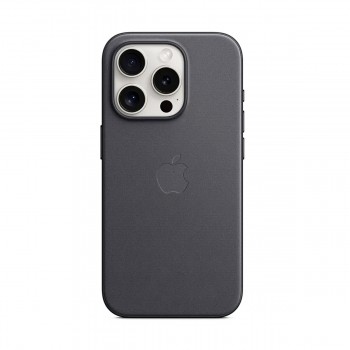 Чохол FineWoven Case with MagSafe Original для Apple iPhone 15 Pro, FineWoven, Black (чорний)