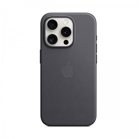 Чехол FineWoven Case with MagSafe Original для Apple iPhone 15 Pro, FineWoven, Black (чёрный)