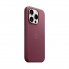 Чохол FineWoven Case with MagSafe Original для Apple iPhone 15 Pro, бордовий (Mulberry)