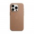 Чохол-накладка FineWoven Case with MagSafe Original для Apple iPhone 15 Pro (OEM), Taupe (коричневий)