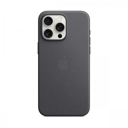 Чохол-накладка FineWoven Case with MagSafe Original для Apple iPhone 15 Pro Max (OEM), Black (чорний)