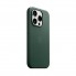 Чохол-накладка FineWoven Case with MagSafe Original для Apple iPhone 15 Pro Max (OEM), Evergreen (зелений)