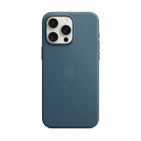 Чохол-накладка FineWoven Case with MagSafe Original для Apple iPhone 15 Pro Max Pacific Blue