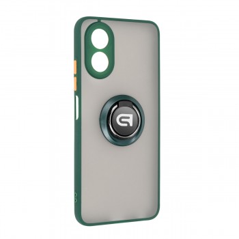 Чохол-накладка ArmorStandart Frosted Matte Ring для OPPO A18 4G / A38 4G, Dark Green (зелений) Чохол-накладка ArmorStandart Frosted Matte Ring для OPPO A18 4G / A38 4G, Dark Green (зелений)