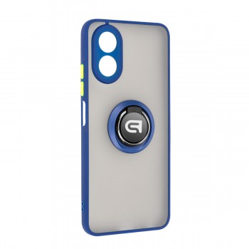 Чохол-накладка ArmorStandart Frosted Matte Ring для OPPO A18 4G / A38 4G, Navy Blue (синій) Чохол-накладка ArmorStandart Frosted Matte Ring для OPPO A18 4G / A38 4G, Navy Blue (синій)