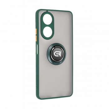 Чохол-накладка ArmorStandart Frosted Matte Ring для OPPO A58 4G, Dark Green (зелений) Чохол-накладка ArmorStandart Frosted Matte Ring для OPPO A58 4G, Dark Green (зелений)