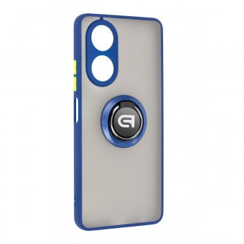 Чохол-накладка ArmorStandart Frosted Matte Ring для OPPO A58 4G, Navy Blue (синій) Чохол-накладка ArmorStandart Frosted Matte Ring для OPPO A58 4G, Navy Blue (синій)
