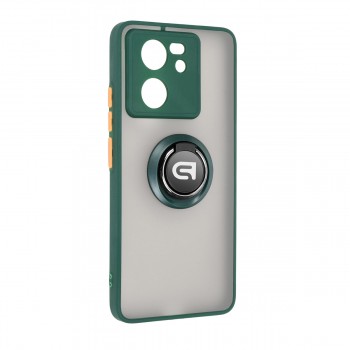Чохол-накладка ArmorStandart Frosted Matte Ring для Xiaomi 13T / 13T Pro, Dark Green (зелений) Чохол-накладка ArmorStandart Frosted Matte Ring для Xiaomi 13T / 13T Pro, Dark Green (зелений)