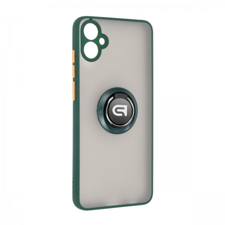 Чохол-накладка ArmorStandart Frosted Matte Ring для Samsung A05 (A055), Dark Green (зелений)