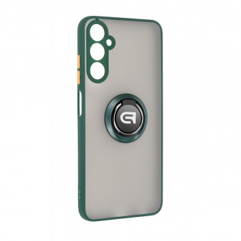 Чохол-накладка ArmorStandart Frosted Matte Ring для Samsung A05s (A057), Dark Green (зелений)