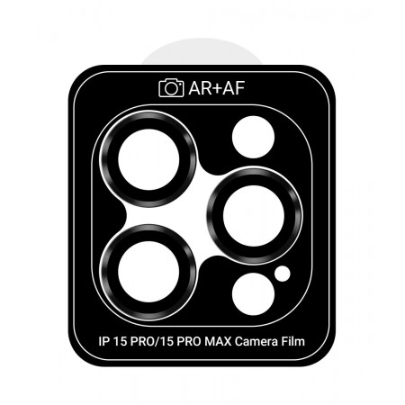 Защитное стекло для камеры ArmorStandart Pro для iPhone 15 Pro / 15 Pro Max Black Titanium