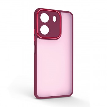 Чехол-накладка с матовой полупрозрачной задней панелью ArmorStandart Shade для Xiaomi Redmi 13C 4G Wine Red