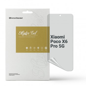 Гідрогелева плівка ArmorStandart антишпигун для Xiaomi Poco X6 Pro 5G, діагональ 6.67