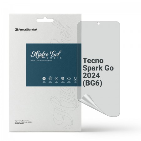 Гидрогелевая пленка ArmorStandart матовая для Tecno Spark Go 2024 (BG6), диагональ 6.6