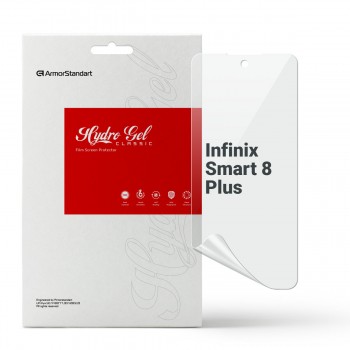 Гідрогелева плівка ArmorStandart для Infinix Smart 8 Plus, діагональ 6.6 Гідрогелева плівка ArmorStandart для Infinix Smart 8 Plus, діагональ 6.6