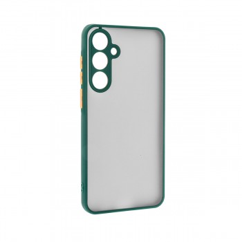 Чехол-накладка ArmorStandart Frosted Matte для Samsung A55 5G (A556), тёмно-зелёный