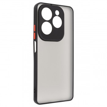 Чохол-накладка ArmorStandart Frosted Matte для Tecno Spark 20 Pro (KJ6), Black (чорний) Чохол-накладка ArmorStandart Frosted Matte для Tecno Spark 20 Pro (KJ6), Black (чорний)