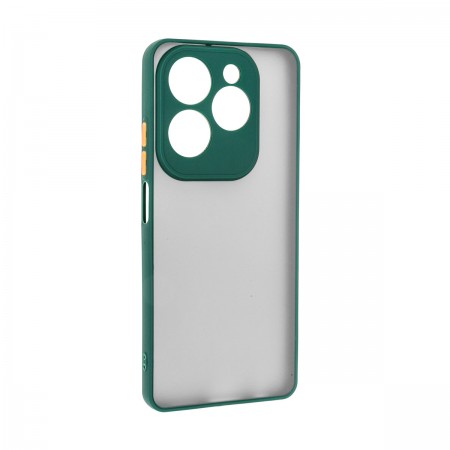 Чохол-накладка ArmorStandart Frosted Matte для Tecno Spark 20 Pro (KJ6), Dark Green (зелений)