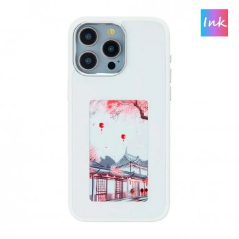 Чохол з NFC-дисплеєм ArmorStandart Ink Screen для Apple iPhone 15 Pro Max, білий Чохол з NFC-дисплеєм ArmorStandart Ink Screen для Apple iPhone 15 Pro Max, білий