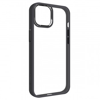 Чехол ArmorStandart UNIT2 с прозрачной задней стенкой для Apple iPhone 12 / 12 Pro, черный