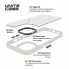 Чехол ArmorStandart UNIT2 для Apple iPhone 12 / 12 Pro, TPU + PC, Matte Clear (белый)