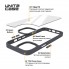 Чехол ArmorStandart UNIT2 для iPhone 13 с цветным бампером, Black (чёрный)