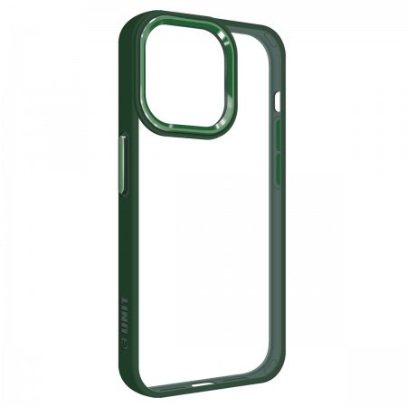 Чехол с прозрачной задней панелью ArmorStandart UNIT2 для Apple iPhone 13 Pro, Green