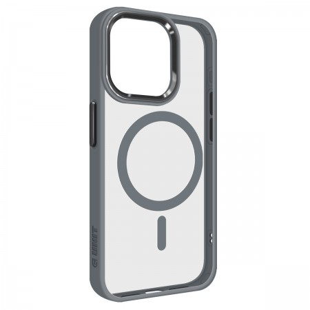Чехол-накладка ArmorStandart Unit MagSafe для Apple iPhone 15 Pro, Grey (серый)