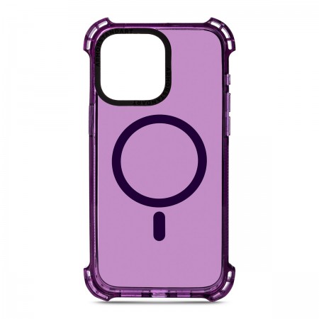 Чохол ArmorStandart Bounce з MagSafe та X-SHOCK для Apple iPhone 15 Pro Max, фіолетовий