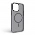 Чохол ArmorStandart Uniq Magsafe з прозорою матовою стінкою для Apple iPhone 15 Pro Max, сірий