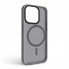 Чохол MagSafe з матовою прозорою панеллю ArmorStandart Uniq MagSafe для Apple iPhone 15 Pro, Grey