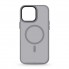Чохол ArmorStandart Uniq Magsafe з прозорою матовою стінкою для Apple iPhone 14 Pro Max, сірий