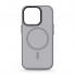 Чехол-накладка ArmorStandart Uniq Magsafe для Apple iPhone 14 Pro, TPU + PC, серый