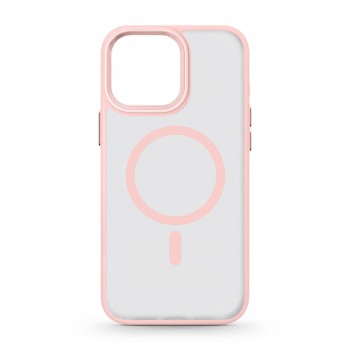 Чехол-накладка ArmorStandart Uniq Magsafe для Apple iPhone 15 Pro Max розовый
